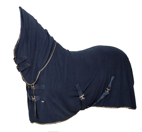 WAHLSTEN GOZO FULLNECK FLEECE RUG, NAVY